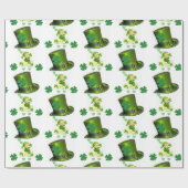 St. Patrick's Day Wrapping Paper Geschenkpapier (Flach)