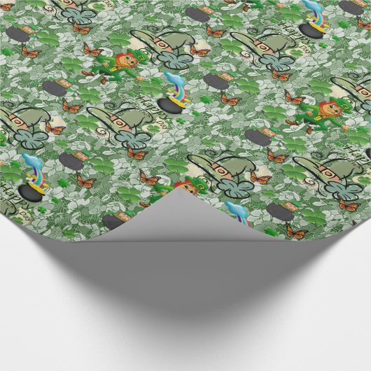 St. Patrick's Day Wrapping Paper Geschenkpapier (Ecke)