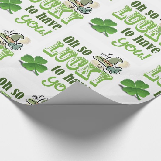 St. Patrick's Day Wrapping Paper Geschenkpapier (Ecke)