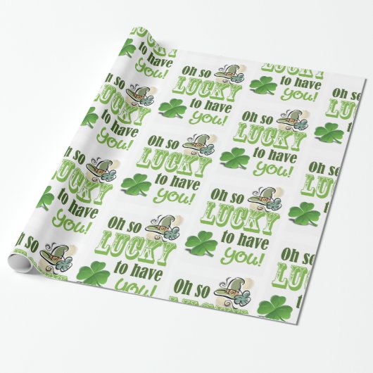 St. Patrick's Day Wrapping Paper Geschenkpapier (Ungerollt)