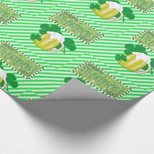 St. Patrick's Day Wrapping Paper Geschenkpapier (Ecke)