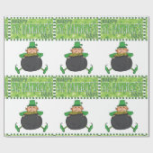 St. Patrick's Day Wrapping Paper Geschenkpapier (Flach)