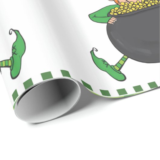 St. Patrick's Day Wrapping Paper Geschenkpapier (Rolleneckpunkt)