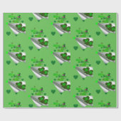St. Patrick's Day Wrapping Paper Geschenkpapier (Flach)