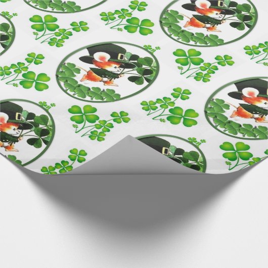 St. Patrick's Day Wrapping Paper Geschenkpapier (Ecke)