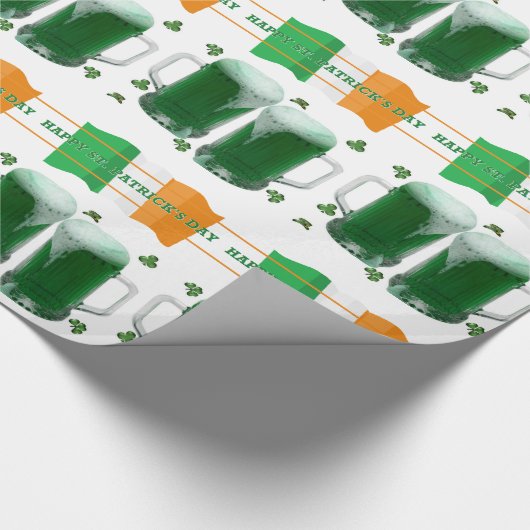 St. Patrick's Day Wrapping Paper Geschenkpapier (Ecke)