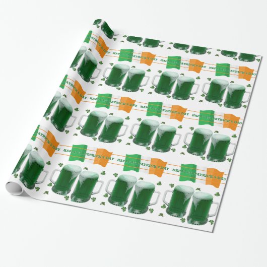 St. Patrick's Day Wrapping Paper Geschenkpapier (Ungerollt)