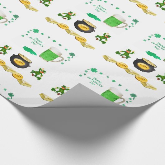 St. Patrick's Day Wrapping Paper Geschenkpapier (Ecke)
