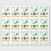 St. Patrick's Day Wrapping Paper Geschenkpapier (Flach)