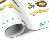 St. Patrick's Day Wrapping Paper Geschenkpapier (Rolleneckpunkt)