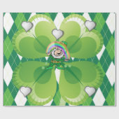 St. Patrick's Day Wrapping Paper Geschenkpapier (Flach)