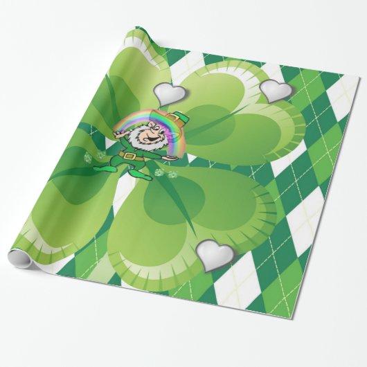 St. Patrick's Day Wrapping Paper Geschenkpapier (Ungerollt)