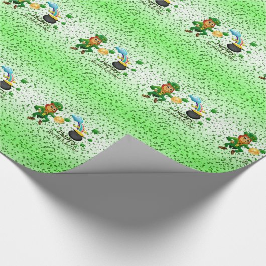 St. Patrick's Day Wrapping Paper Geschenkpapier (Ecke)
