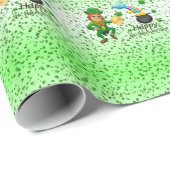 St. Patrick's Day Wrapping Paper Geschenkpapier (Rolleneckpunkt)