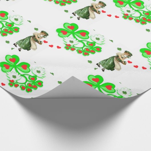 St. Patrick's Day Wrapping Paper Geschenkpapier (Ecke)