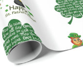 St. Patrick's Day Wrapping Paper Geschenkpapier (Rolleneckpunkt)