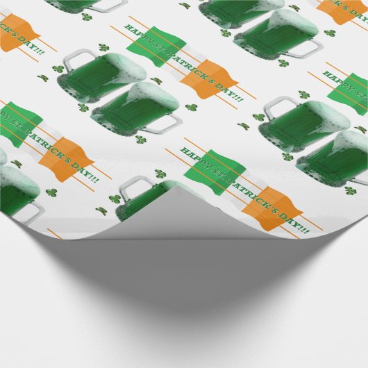 St. Patrick's Day Wrapping Paper Geschenkpapier (Ecke)