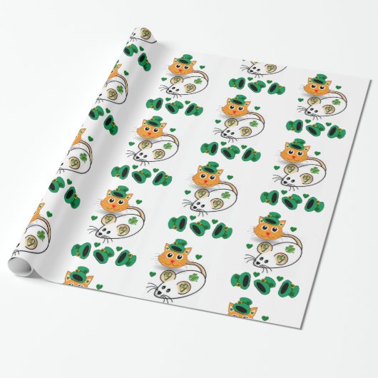 St. Patrick's Day Wrapping Paper Geschenkpapier (Ungerollt)