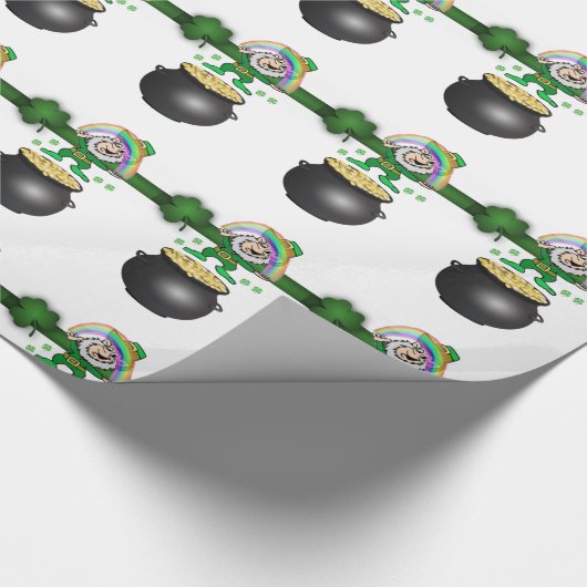 St. Patrick's Day Wrapping Paper Geschenkpapier (Ecke)