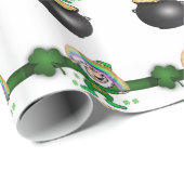 St. Patrick's Day Wrapping Paper Geschenkpapier (Rolleneckpunkt)