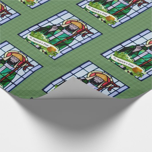 St. Patrick's Day Wrapping Paper Geschenkpapier (Ecke)
