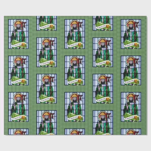 St. Patrick's Day Wrapping Paper Geschenkpapier (Flach)