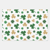St. Patrick's Day Wrapping Paper Geschenkpapier Set (Vorderseite 2)