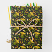 St. Patrick's Day Wrapping Paper Geschenkpapier Set (Beispiel)