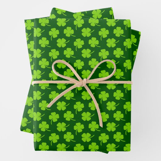 St. Patrick's Day Wrapping Paper Geschenkpapier Set (Beispiel)
