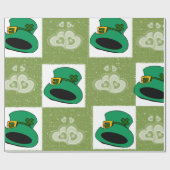 St. Patrick's Day Wrapping Paper hasst Herz Geschenkpapier (Flach)