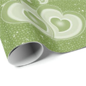 St. Patrick's Day Wrapping Paper hasst Herz Geschenkpapier (Rolleneckpunkt)