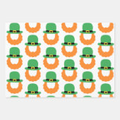 St. Patrick's Day Wrapping Paper Set Geschenkpapier Set (Vorderseite 2)