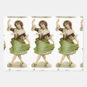 St. Patrick's Day Wrapping Paper Set von 3 Geschenkpapier Set (Vorderseite 3)