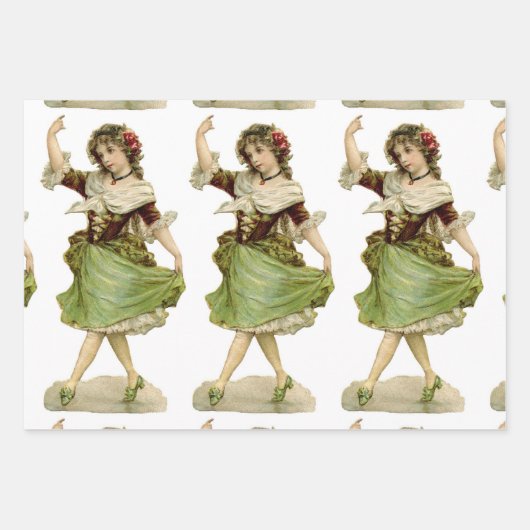 St. Patrick's Day Wrapping Paper Set von 3 Geschenkpapier Set (Vorderseite 3)