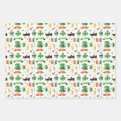 St. Patrick's Day Wrapping Paper Set von 3 Geschenkpapier Set (Vorderseite 3)