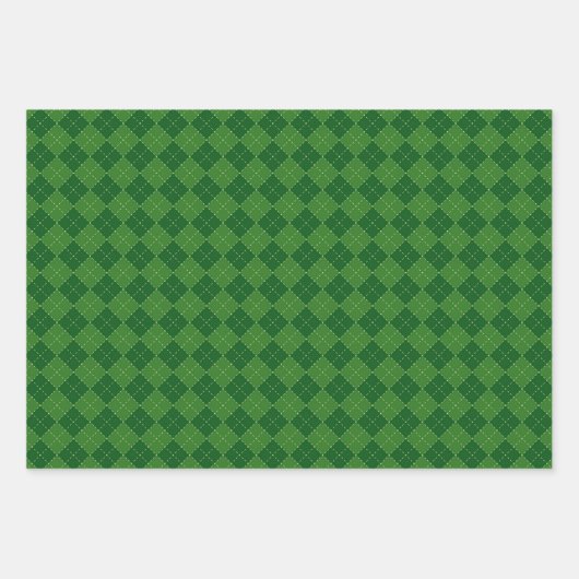 St.Patrick's Day Wrapping Paper Set von 3 Geschenkpapier Set (Vorderseite 2)