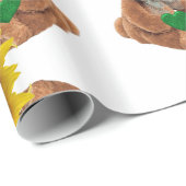St. Patrick's Day Wrapping Paper Teddy Bear Geschenkpapier (Rolleneckpunkt)