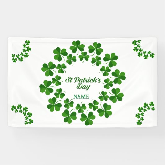 St Patrick's Day Wreath Thunder_Cove Banner (Horizontal)