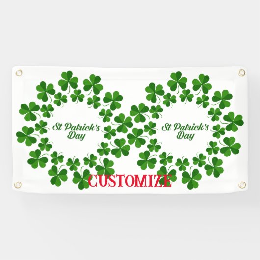 St Patrick's Day Wreath Thunder_Cove Banner (Horizontal)
