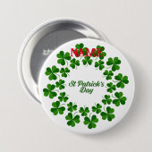 St Patrick's Day Wreath Thunder_Cove Button (Vorne & Hinten)