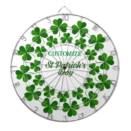 St Patrick's Day Wreath Thunder_Cove Dartscheibe (vorne)