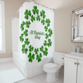 St Patrick's Day Wreath Thunder_Cove Duschvorhang (Beispiel)