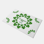 St Patrick's Day Wreath Thunder_Cove Fußmatte (Schrägansicht)