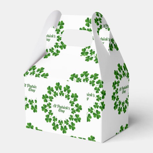 St Patrick's Day Wreath Thunder_Cove Geschenkschachtel (Rückseite)