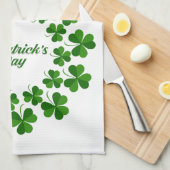 St Patrick's Day Wreath Thunder_Cove Geschirrtuch (Viertel Falte)