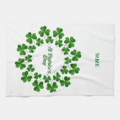 St Patrick's Day Wreath Thunder_Cove Geschirrtuch (Horizontal)