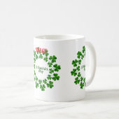 St Patrick's Day Wreath Thunder_Cove Kaffeetasse (VorderseiteRechts)