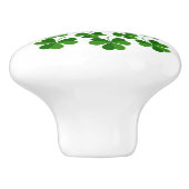 St Patrick's Day Wreath Thunder_Cove Keramikknauf (Seitenansicht)