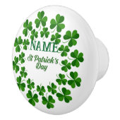 St Patrick's Day Wreath Thunder_Cove Keramikknauf (Rechts)