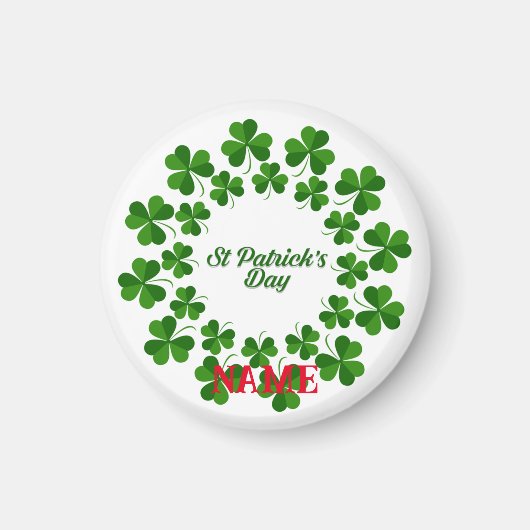 St Patrick's Day Wreath Thunder_Cove Magnet (Vorne)